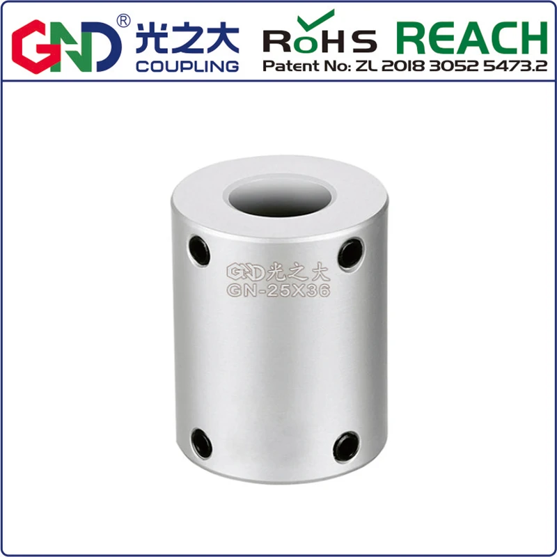 

aluminum alloy rigid top wire series GND BAND shaft coupling D16 L16 d1 d2: 3,4,5,6,6.35,7,8mm
