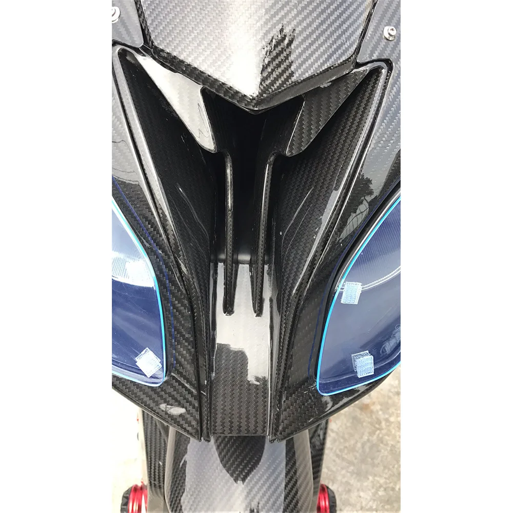Для S1000rr Передняя головка носа Cowl воздухозаборник углеродного Цвета ABS пластик