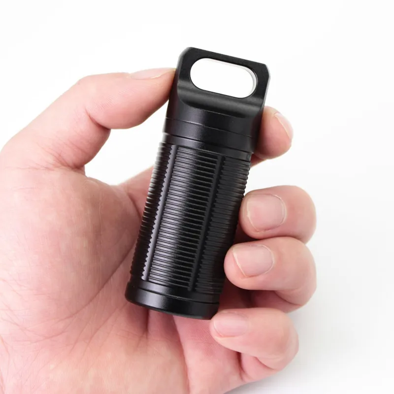 Открытый EDC Pill Bottle алюминиевый сплав одиночный камера капсула водостойкий чехол