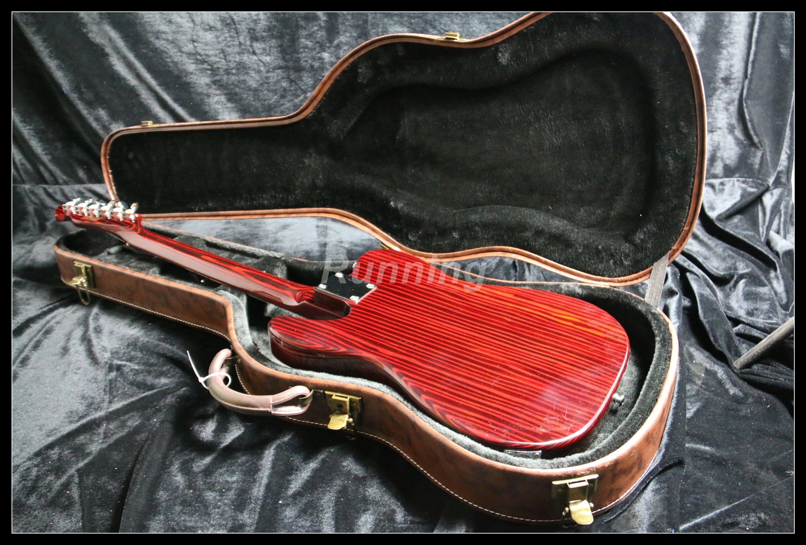 Электрогитара Heavy Relic TL Elctric гитара Зебра корпус красный цвет