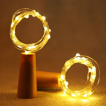 

Fairy String Light Super Bright Durable Romantic Bottle Stopper 10LED Landscape Lamp Wedding Fairy Light Fairy String Festival