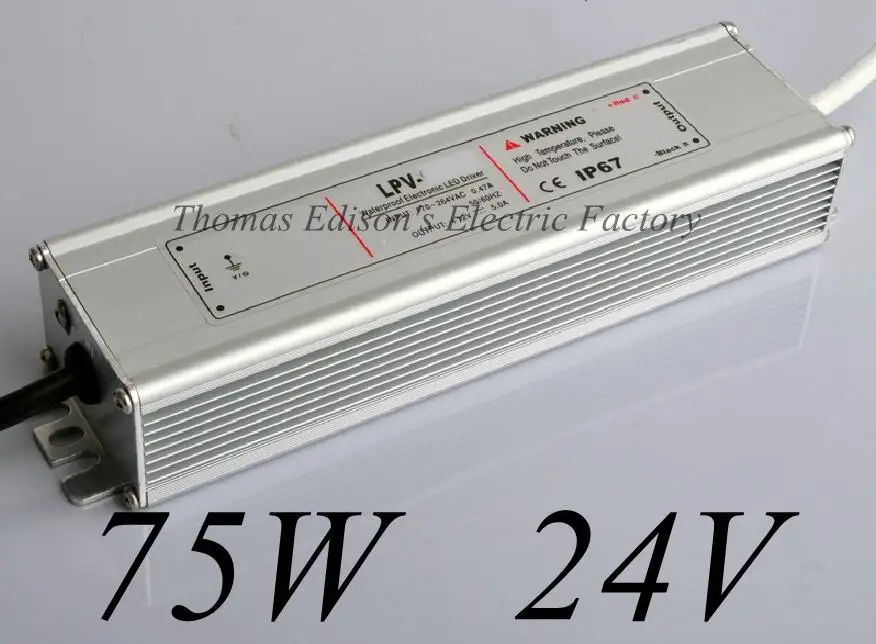 

DIANQI waterproof power supply 75w 24v power suply 24v 75w ac dc converter good quality water proof
