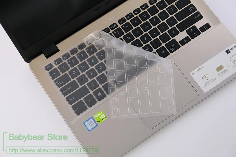 14 дюймов клавиатура протектор кожного покрова для Asus VivoBook E406SA A407UB X411U X411UF PU404U X405UR A407UB R421 S410 X411 X407