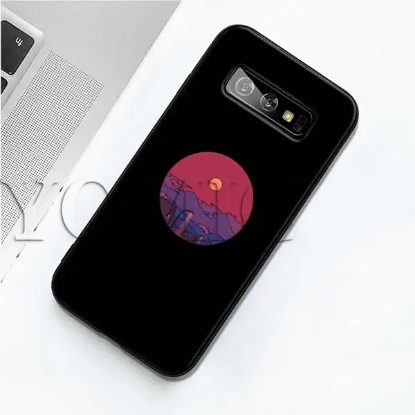 Черный силиконовый чехол Hokusai The Great Wave для samsung Galaxy S10 S10e S8 S9 Plus S7 A40 A50 A70 Note 8 9 мягкий чехол - Цвет: 002