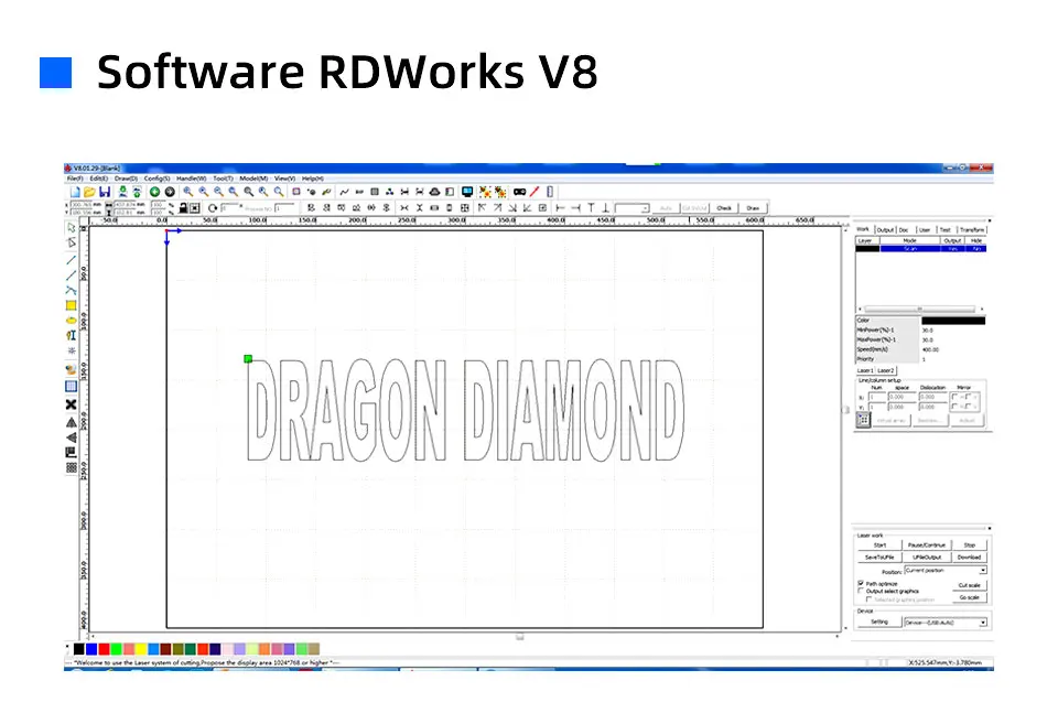 DRAGON DIAMOND Co2 лазерный DSP контроллер системы Ruida RDC 6442 г/локон для лазерной гравировальная и режущая машина RDC 6442 6442 г 6442 с