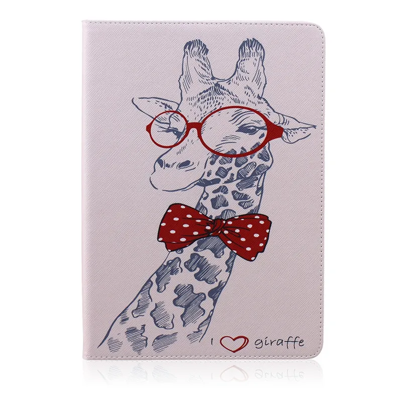 Butterfly Owl Cartoon Leather Flip Stand Cover Cases For Samsung Galaxy Tab A A6 10.1 P580 P585 Tablet Cover Case Fundas Coque