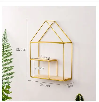  Free-perforated wall shelf bathroom estanterias bedroom hanging wall decor etagere mural - 33042646680
