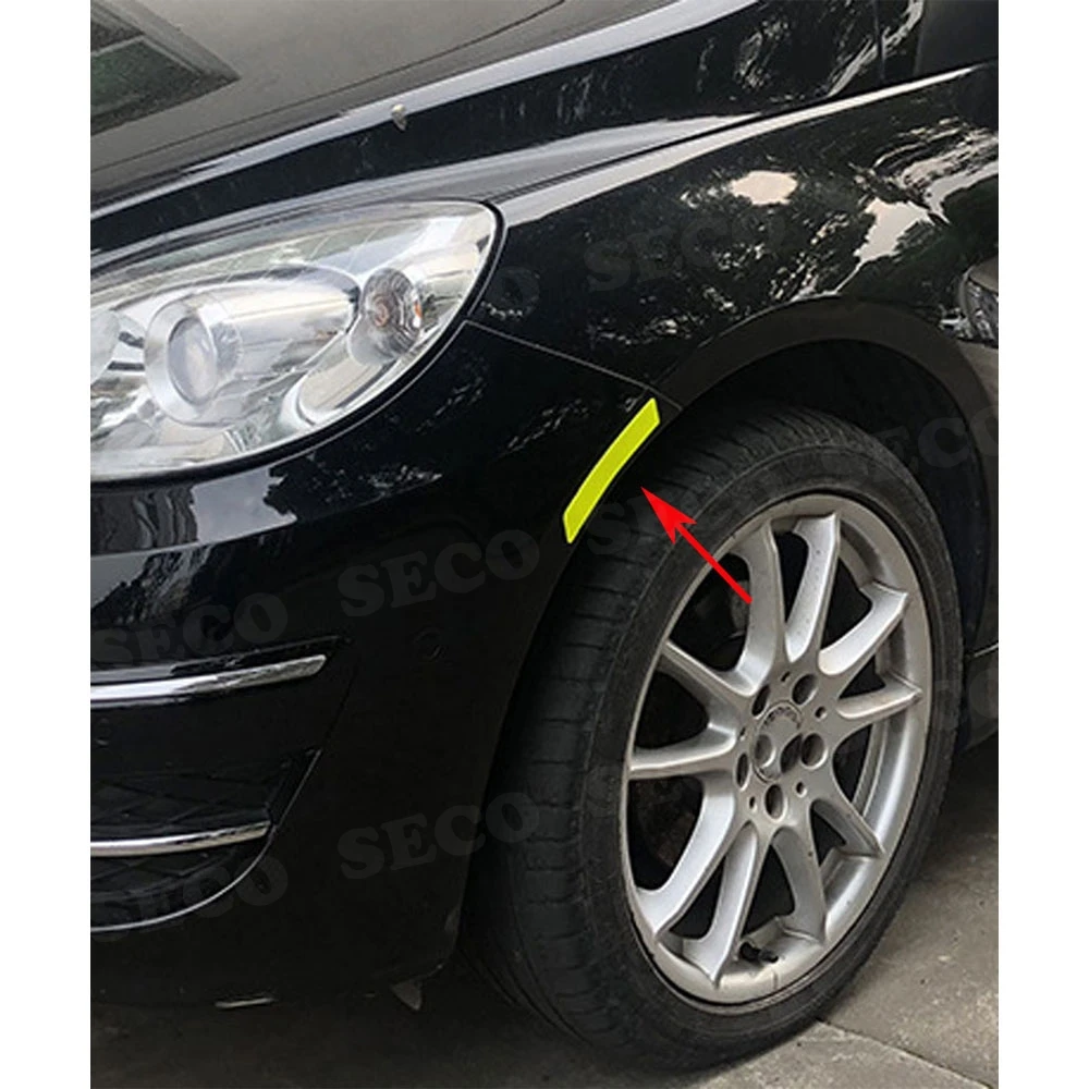 

4 PCS Car Wheel Rim Eyebrow Reflective Warning Strip Stickers Warning Light Reflector Protective Sticker Safety Mark Car-styling