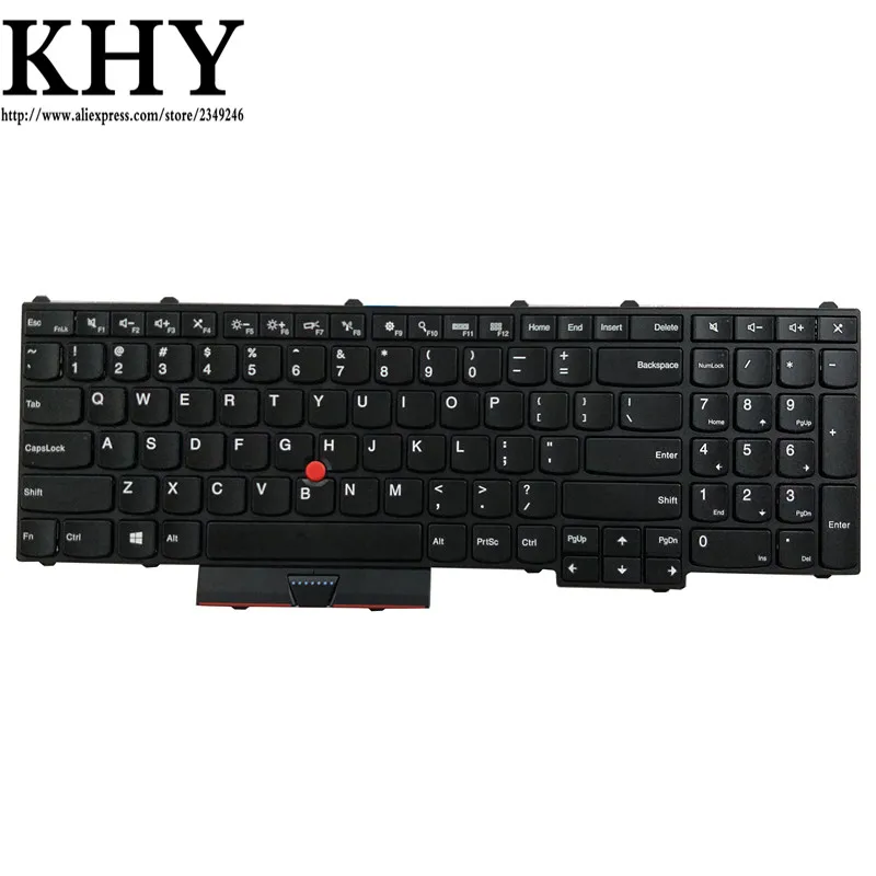 

original US Keyboard 4 screw column For Thinkpad P50 P70 Compatible for P51 P71 Series FRU 00PA329 00PA247 01ER951 01HW241