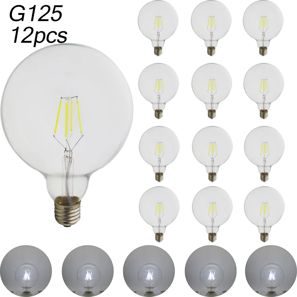 12 pcs/lot Retro energy saving lamp LED Edison light bulb E27 creative art bar restaurant industrial wind buld | Лампы и освещение
