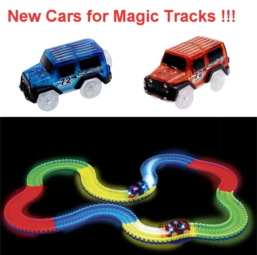 led car track toys