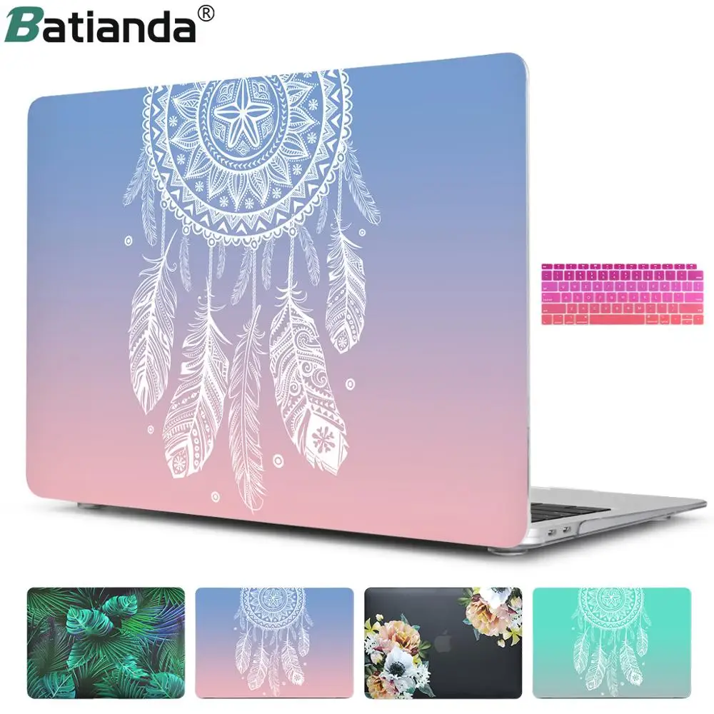 

Plastic Hard Case with Keyboard Cover for MacBook Air 13 11 Pro 13 15 Retina Display & Touch Bar New 12 Inch Dream Catcher