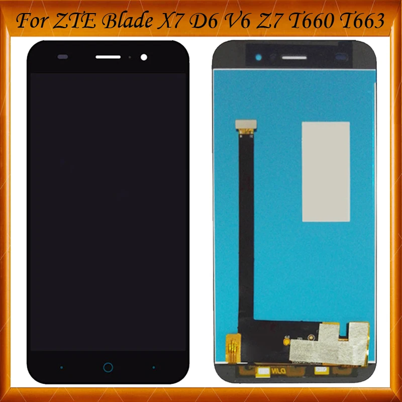 5 0 дюймовый ЖК-экран для ZTE Blade X7 D6 V6 Z7 T660 T663 ЖК-дисплей с сенсорным экраном