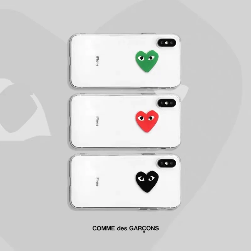 Comme des Garcons CDG PLAY Logo Design Phone Case For