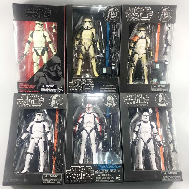 

Star Wars 9 SHF Figuarts Luke Skywalker K-2SO Clone Storm Trooper Phase Captain Jango Fett Darth Maul Action Figures toys gift