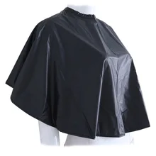 Обувь на коротком квадратном черный Водонепроницаемый Парикмахерская накидка для стрижки волос Ткань