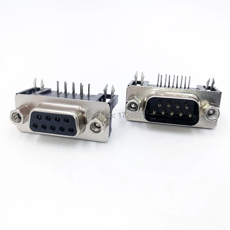 DB9 Female To DB9 Male RS232 Serial Cable - 90cm (35") Ribbon Flat Cable, 1:1 Pinout