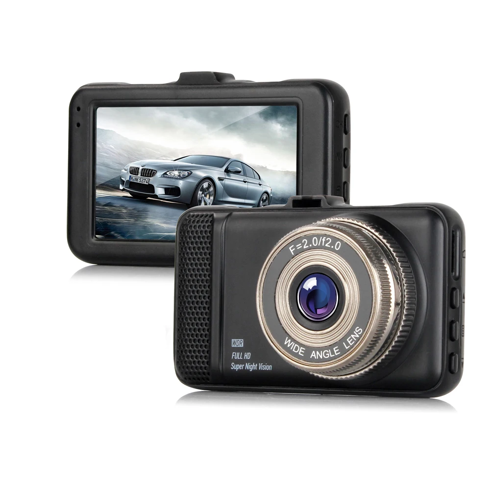 Podofo Автомобильный видеорегистратор " HD Автомобильная камера Dashcam циклическая запись регистратор видео регистратор видеокамера DVRs регистратор g-сенсор