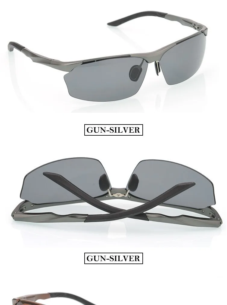 Мужские солнцезащитные очки, поляризационные, Gafas, алюминий, магниевый сплав, Полароид, солнцезащитные очки для мужчин, фирменный дизайн, очки для вождения автомобиля