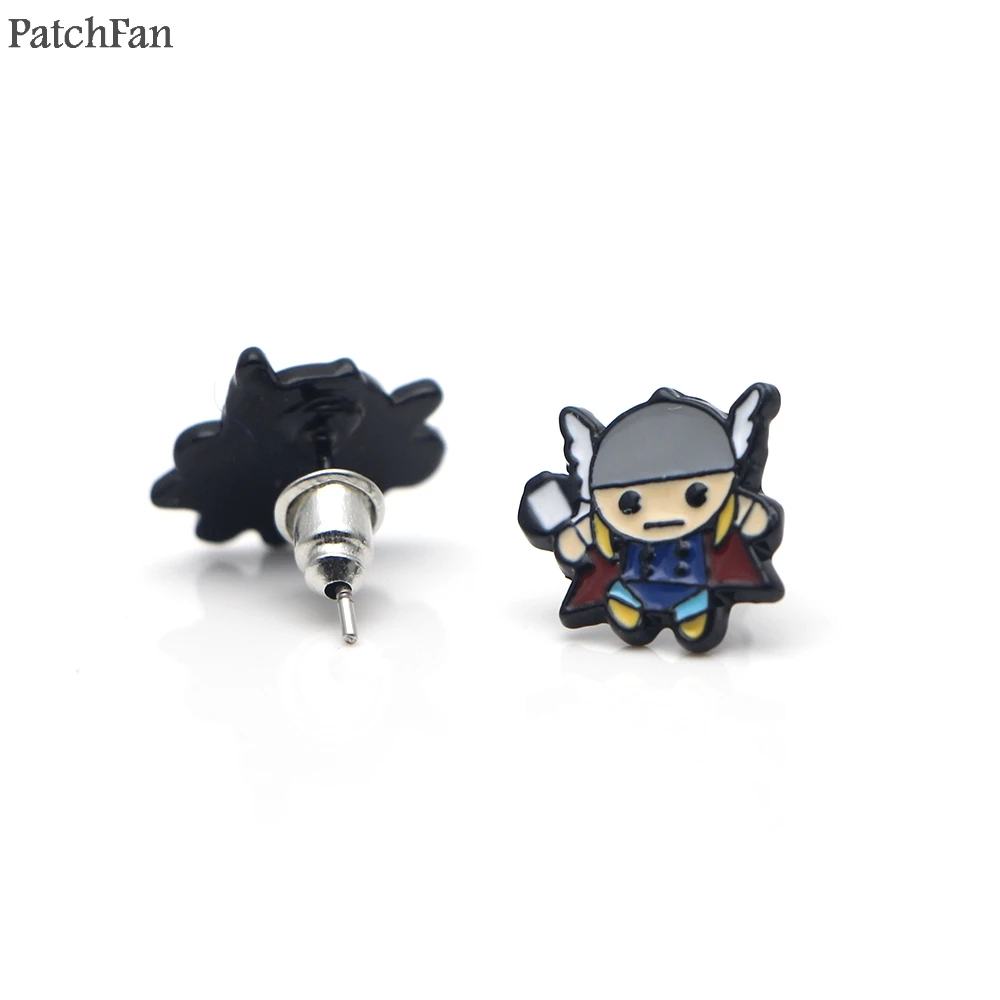 

Patchfan bride earrings fashion Thor movie cartoon Charm trendy creative decoration alloy accessory for women jewelry gift A0917