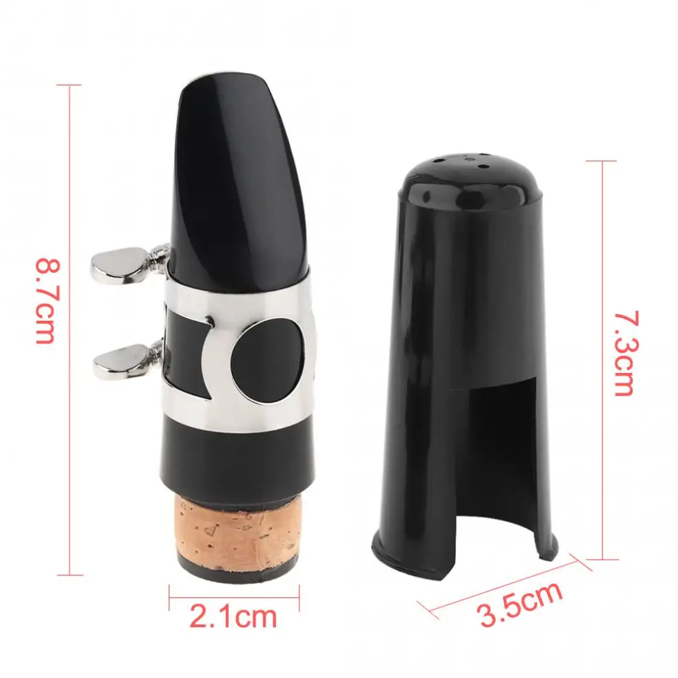 Мундштук кларнета BB набор с колпачком Рид металлическая Лигатура ...