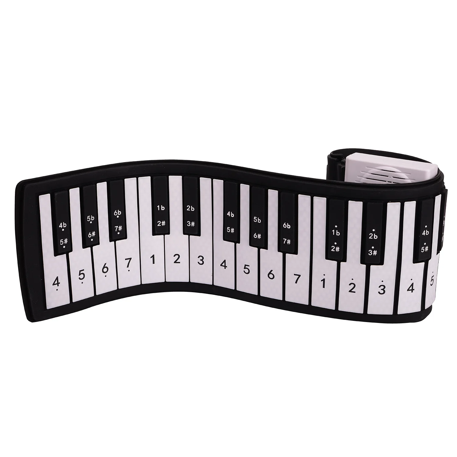 

New Portable Silicone+Plastic 88 Keys Hand Roll Up Electronic Piano Keyboard with MIDI Learning Learning Toy Music Toy Musical