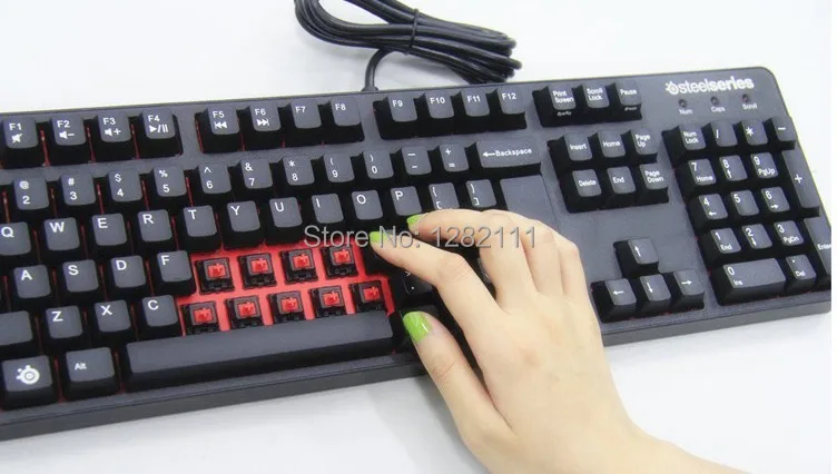 Hubert Hudson Forskel tildele Original Gaming Keyboard Steelseries 6GV2 Mechanical Keyboard Cherry MX  Switch Red Dota 2 WOW Brand _ - AliExpress Mobile