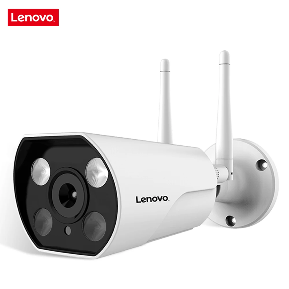 LENOVO IP камера Wifi 1080P ONVIF Беспроводная Проводная HD Водонепроницаемая WiFi ip-камера наблюдения уличная камера безопасности ночное видение