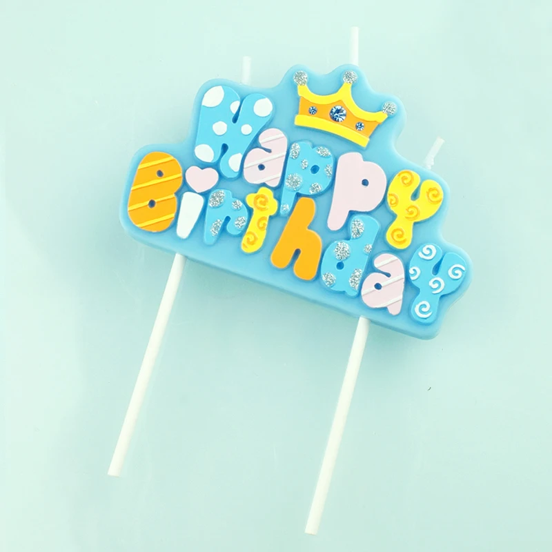 2016 New Birthday Party Candel Happy Birthday Smokeless Candles Children Gift
