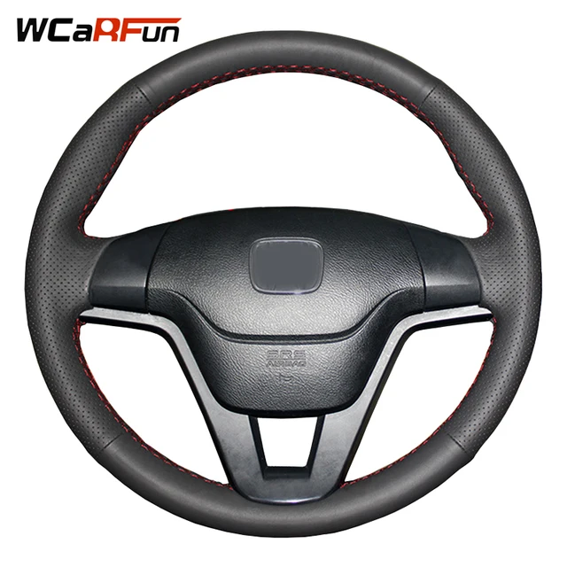 WCaRFun Car Steering Cover for Honda CRV 2007 2011 Wheel Wheels Black