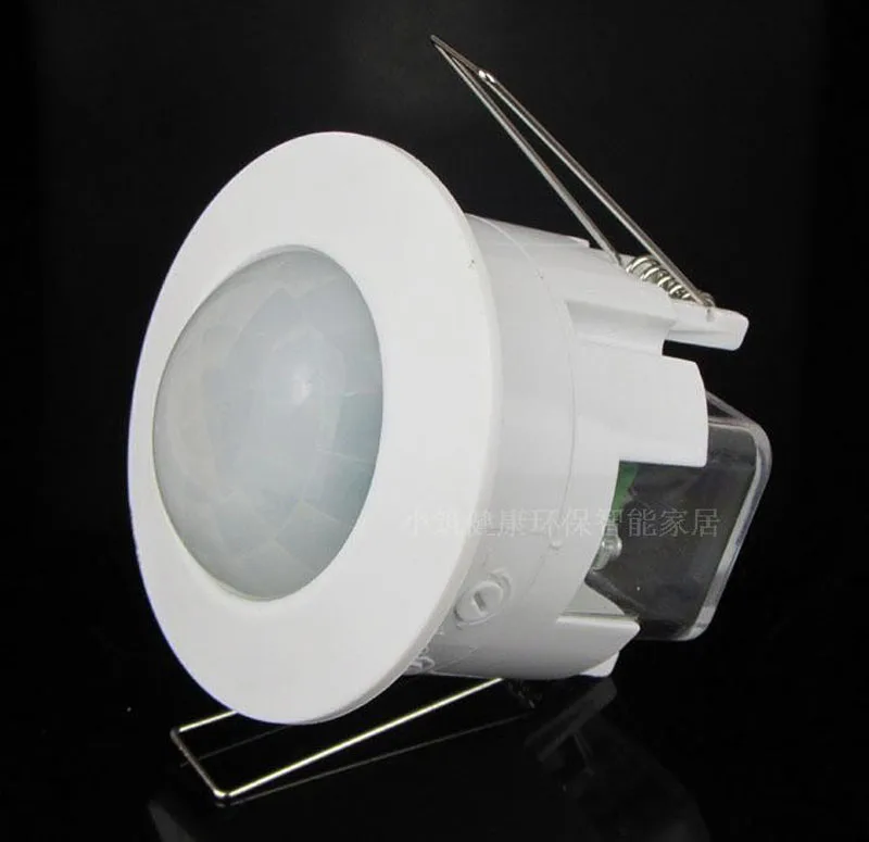 

High quality 360 degree ceiling 110V/AC-220V/AC inlay pir sensor switch infrared motion sensor switch temperature sensor