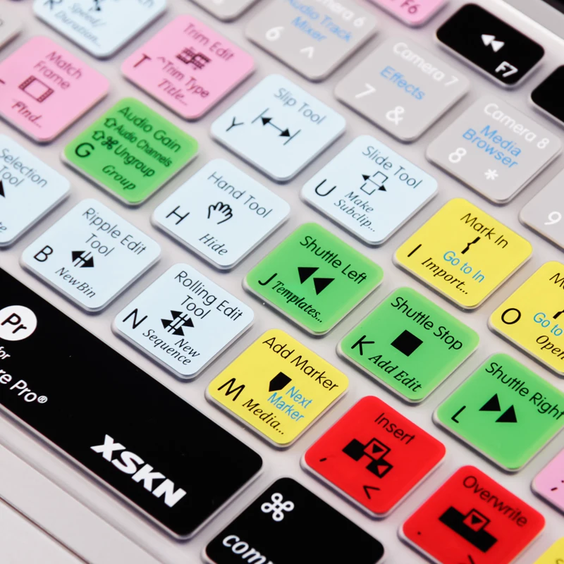 Силиконовая накладка на клавиатуру XSKN 13 дюймов для Macbook Air Pro 15 США и Европы|keyboard