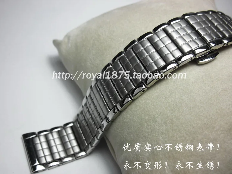 

Ремешок из нержавеющей стали для наручных часов, 18 мм, металлический браслет для часов, серебристый ремешок с красивым рисунком, инструменты для подарка, новинка 2020