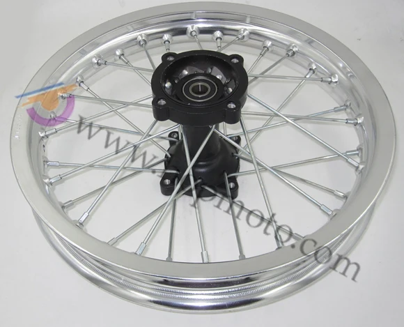 Задние диски 14 дюймов, диски из алюминиевого сплава, колесные диски 1,85x14 дюймов для китайского грязного велосипеда, колеса для велосипеда ямы, запасные части