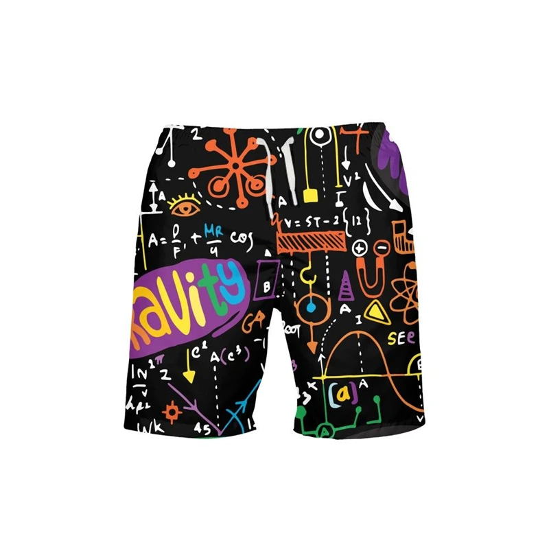 

Letter Prints Men Sport Running Beach Short Board Pants Swim Trunk Quick-drying Surfing Shorts De Bain Homme Summer GYM Swimwear