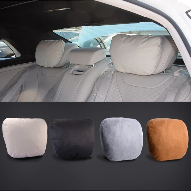 2pcs Maybach Car Neck Pillow Headrest Seat Cushion for Mercedes Benz