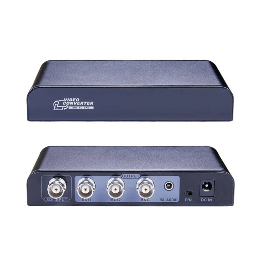 SDI к BNC видео сплиттер конвертер повторитель с аудио PAL/NTSC Поддержка SD-SDI HD-SDI 3G-SDI вниз/вверх скалер США ЕС Великобритания разъем