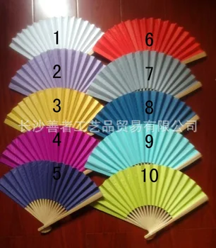 

Free shipping,New Style 500pcs/lot Folding Elegant Paper Hand Fan Wedding&Party Decoration Favors 21cm 15 colors to choice