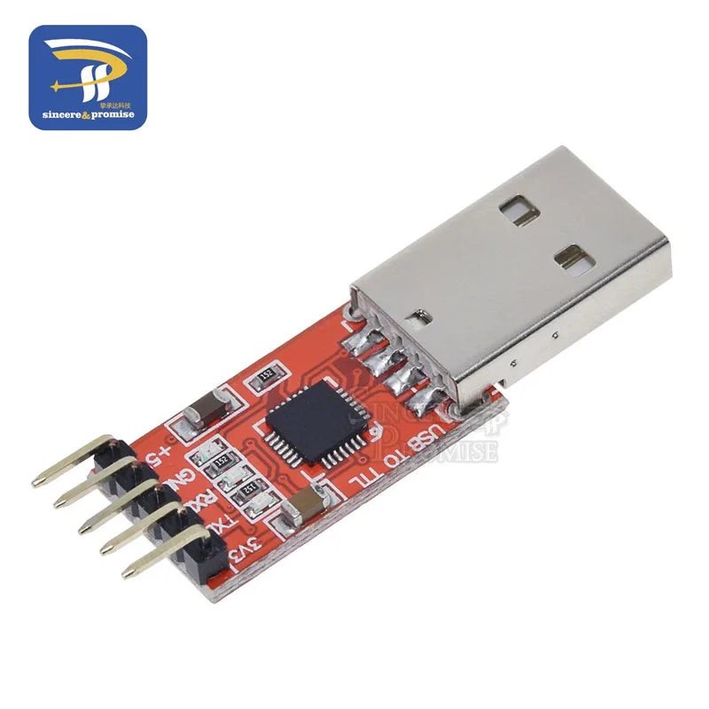 Фото 5PIN CP2102 USB 2,0 к TTL 485 232 Модуль UART 6Pin последовательный преобразователь STC Замена FT232 модуль адаптера 3,3 В/5 В питание для Arduino №4