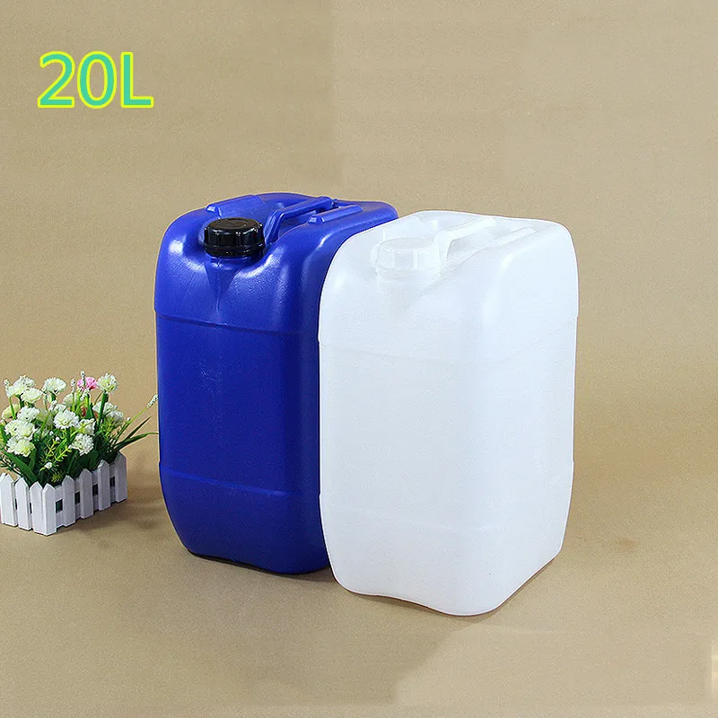 

20L plastic Stacking barrel Flange bucket Fluid collection container Chemical Waste solution Square bucket With cover