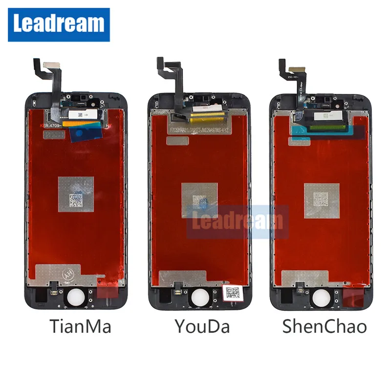 Leadream 50 шт. Tianma Youda протестированный ЖК-дисплей экран в сборе Замена для iPhone 6 6s 7 8 Plus DHL