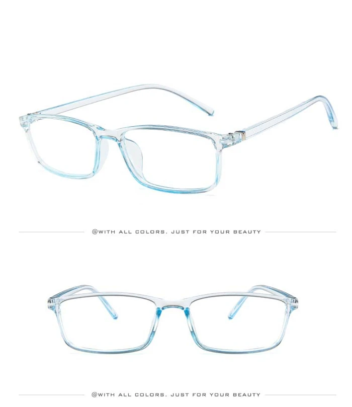 Анти-синий светильник, компьютерная оправа для очков унисекс, модная маленькая оправа, студенческие поддельные очки, прозрачные серые/розовые/синие