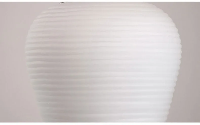 Современная стеклянная подвеска огни скандинавский белый подвесной светильник светодиодный круглый подвесной светильник для гостиной кухни бар Luminiare светильники