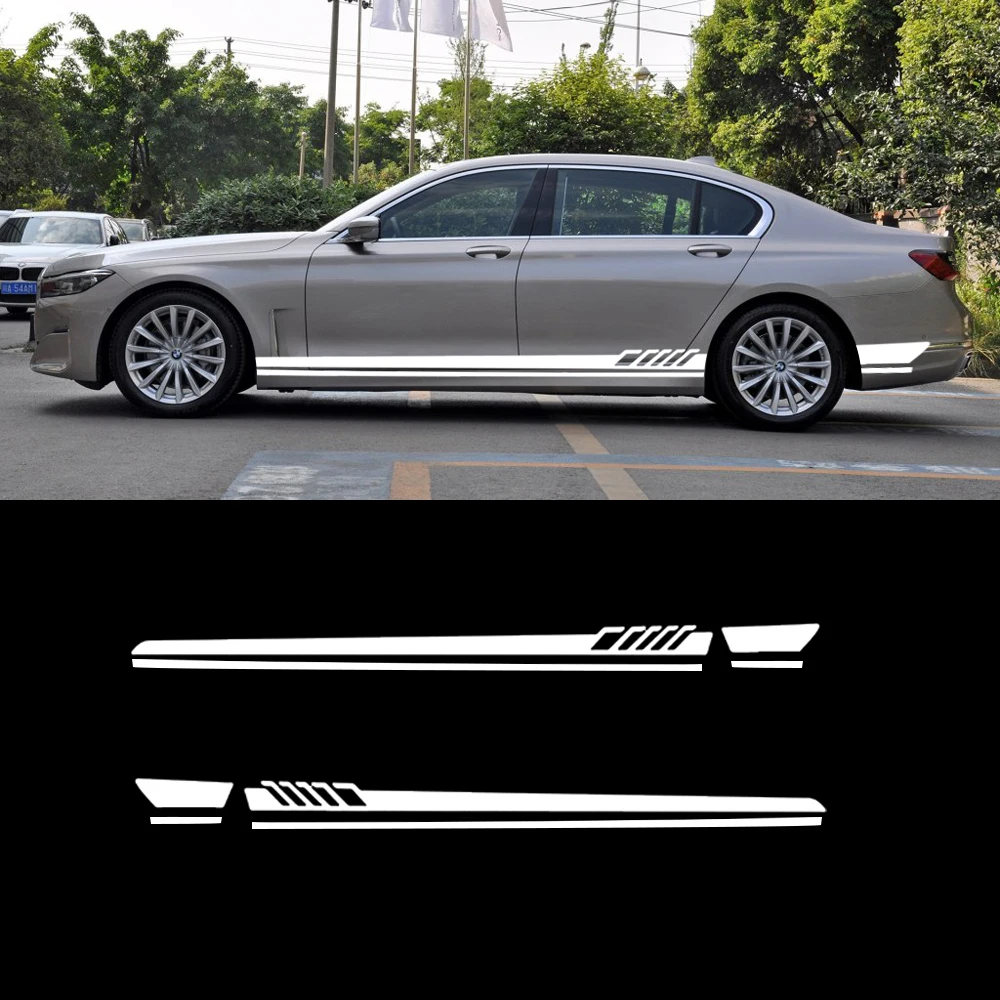 Автомобильные креативные наклейки с обеих сторон для BWM E90 E91 E92 E93 M3 E60 E61 F10 F07 M5 E63 E64