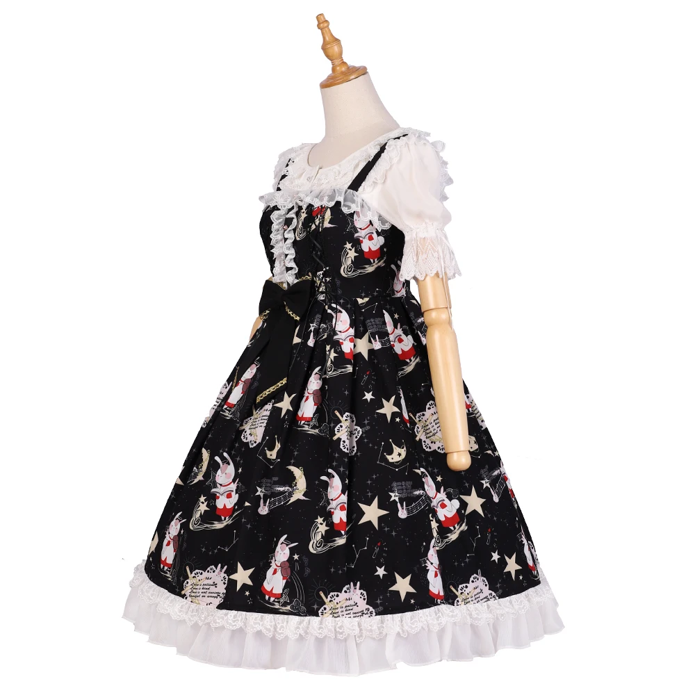 Готическая Лолита викторианская юбка без рукавов Черное вечернее платье Ренессанс Феи Кэй костюмы на Хэллоуин размера плюс лоли Косплей