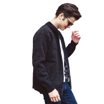 

KUYOMENS Men Sweater Fashion Autumn Winter Wool Cardigan Men's Casual Thick Warm Sweater Male 2016 Knitting Sweter Hombre M-3XL