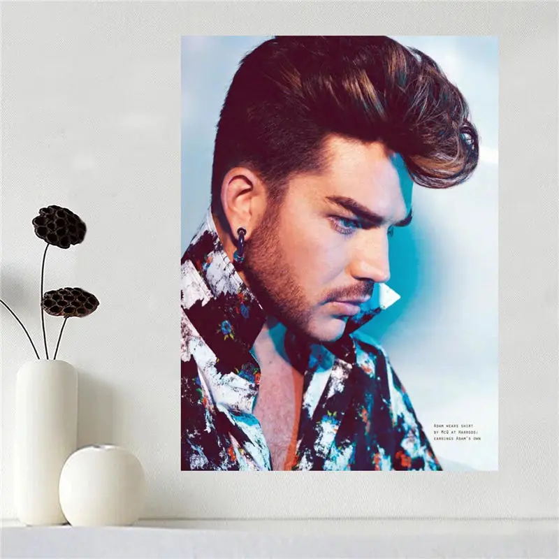

Custom canvas poster Art adam lambert Redemption poster cloth fabric wall poster print Silk Fabric Print SQ0513-86