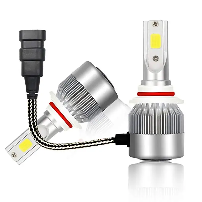 

LED Headlight 9006 All-in-One Conversion Kit Led headlights Hb4 with COB Chips 8000 Lm Beam Bulbs IP68 Waterproof