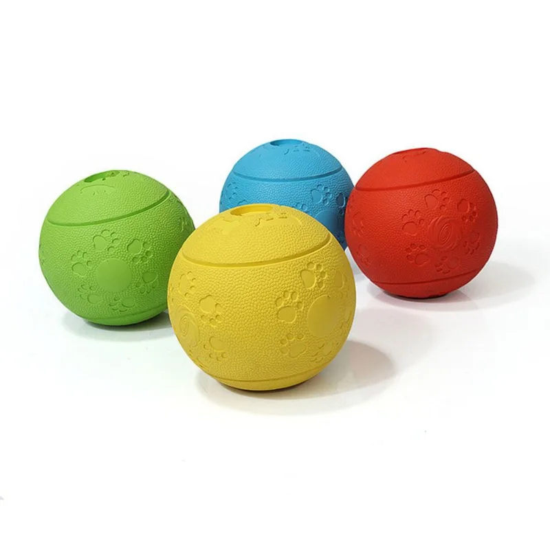 Игрушка собака жевать диспенсер утечки Еда играть в мяч резиновый мяч интерактивный питомец зубные разработка зубов игрушка