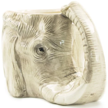 

1Piece Wildlife Animal Coffee Mug Wild Elephant Adventure 3D Elephant Mug Creative Ceramic Elephant Cup Adorable Office Mug